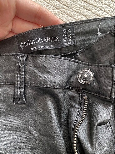 Stradivarius Suni deri pantolon
