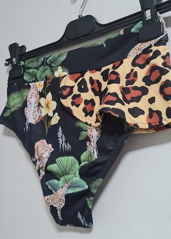 s Beden çeşitli Renk Yüksek Bel Fırfırlı Seksi Bikini Seti Volanlı Bikini Mayo
