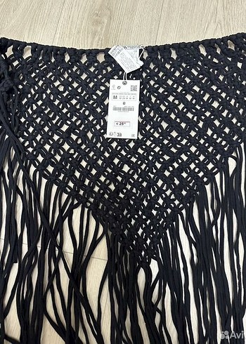 Zara bağlamalı makrome plaj elbisesi - Görsel 5