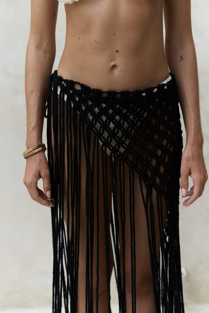 Zara bağlamalı makrome plaj elbisesi - Görsel 2