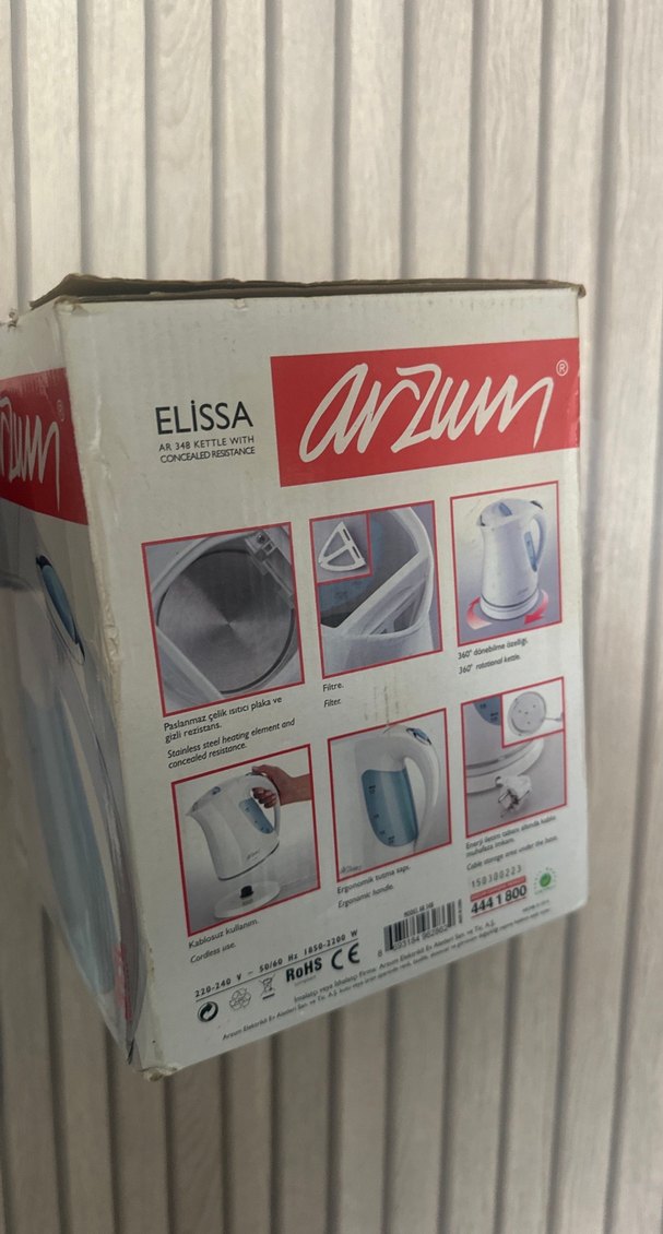 Arzum Elissa 1.7L Mavi Su Isıtıcı - Görsel 3