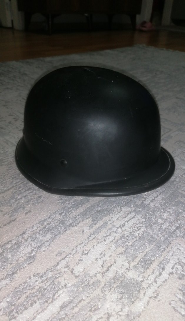 Siyah Kamuflaj Desenli Motosiklet Kaskı - Görsel 2