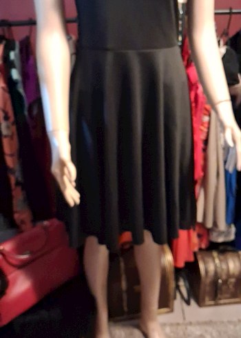 Siyah tül detaylı kiloş abiye elbise - Görsel 4