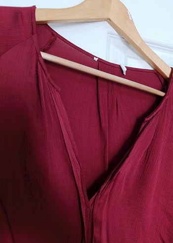 Parlak Bordo Kadın Kol Düğmeleri - Görsel 6