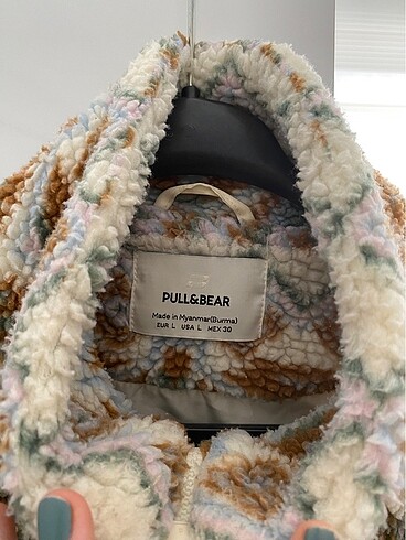 l Beden çeşitli Renk Pull bear peluş ceket
