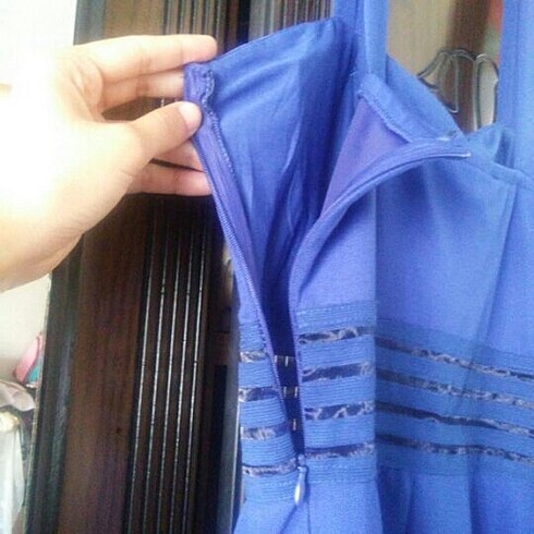 Mavi elbise - Görsel 5