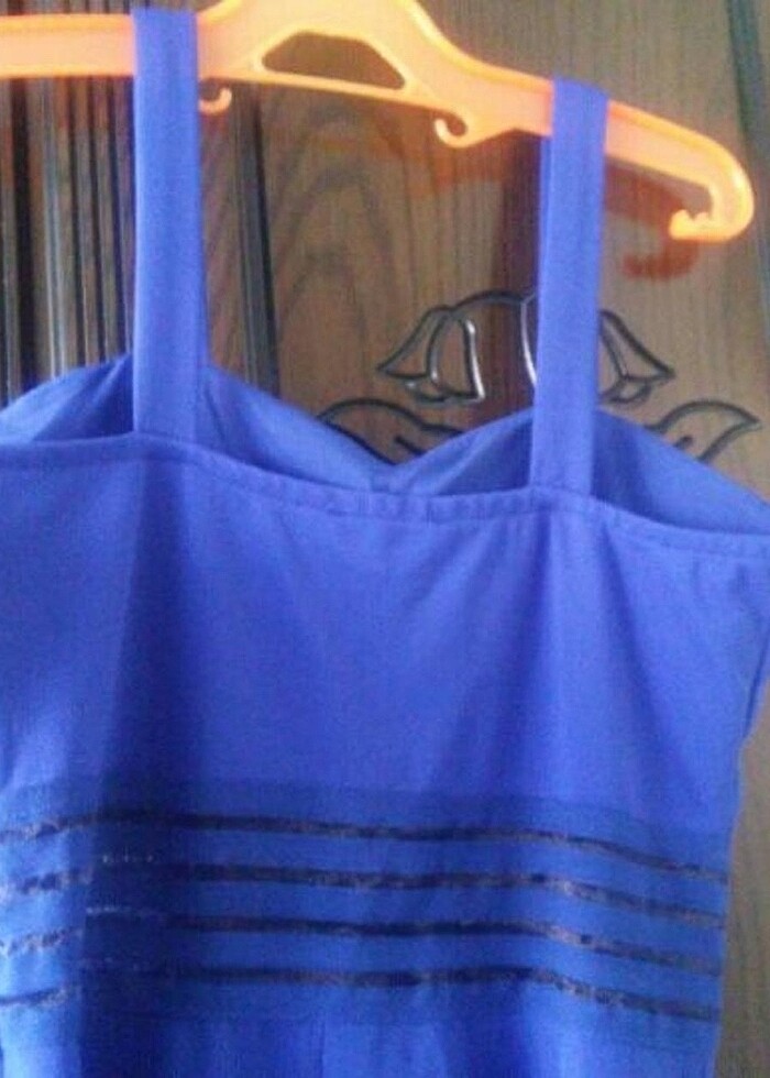 Mavi elbise - Görsel 4