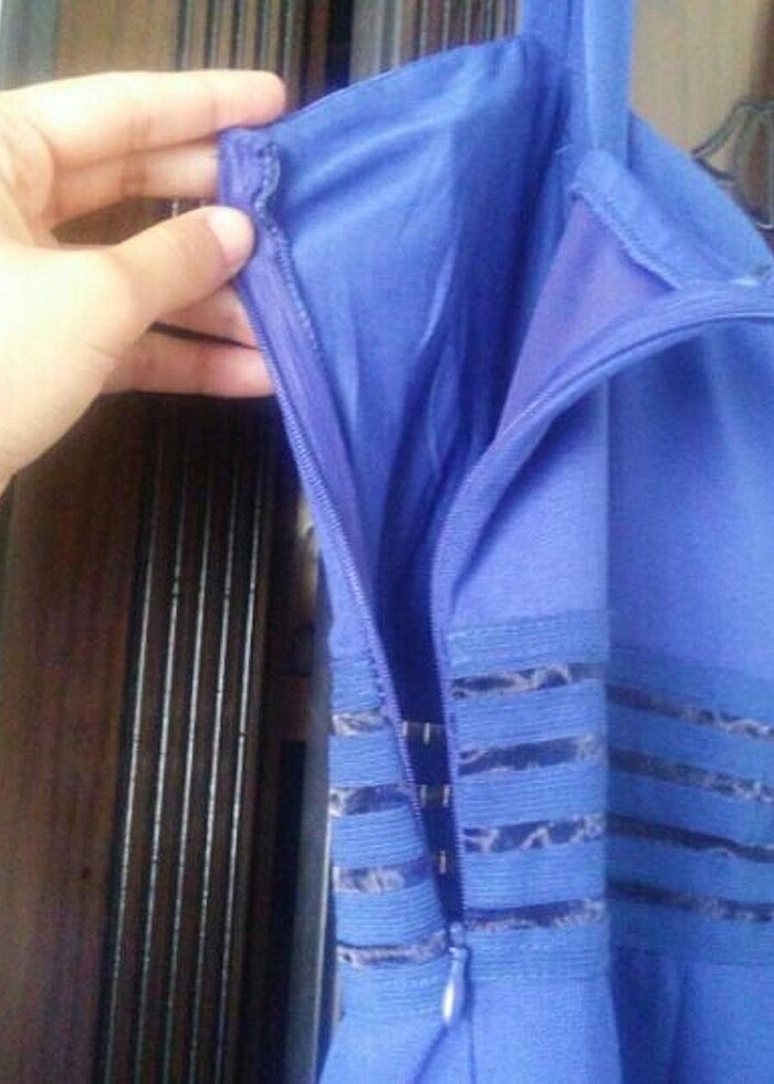 Mavi elbise - Görsel 5