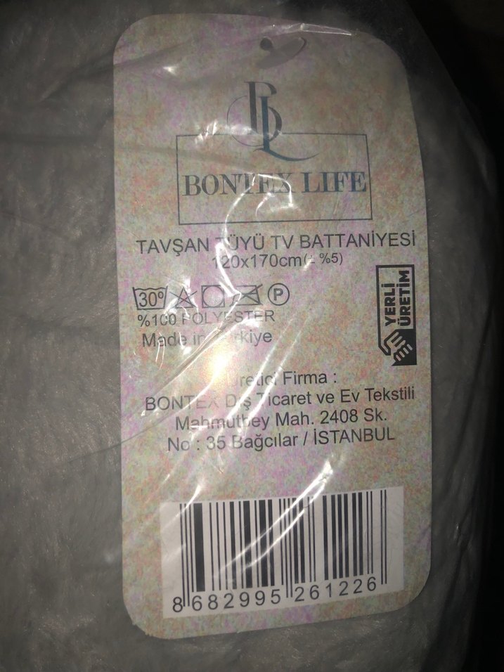 Gri Kareli Yumuşak Battaniye - Görsel 2