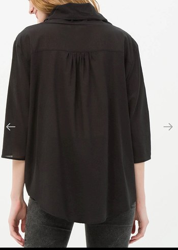 Kadın Siyah Baskılı Loose Fit Sweatshirt - Görsel 2