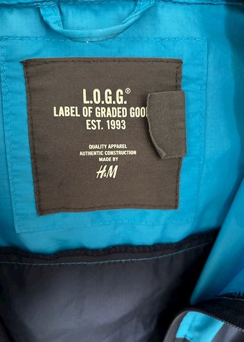 Erkek Mavi Rahat Kesim yağmurluk - Görsel 2