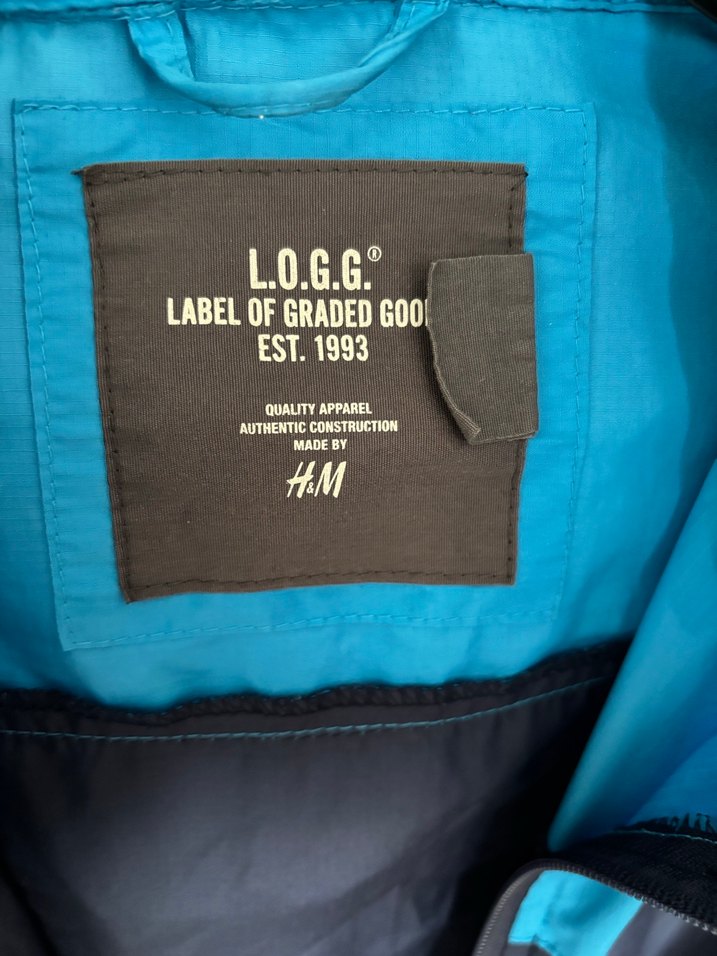 Erkek Mavi Rahat Kesim yağmurluk - Görsel 2