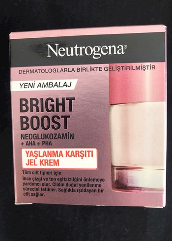 Neutrogena Bright Boost Yaşlanma Karşıtı Jel Krem