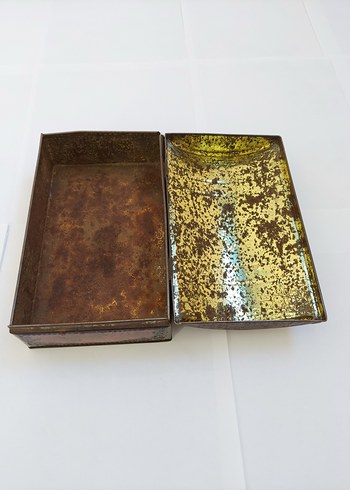 ÖZEL ANTİKA DİKİŞ KUTUSU 68 SENELİK ! TERTEMİZ ! - Görsel 3