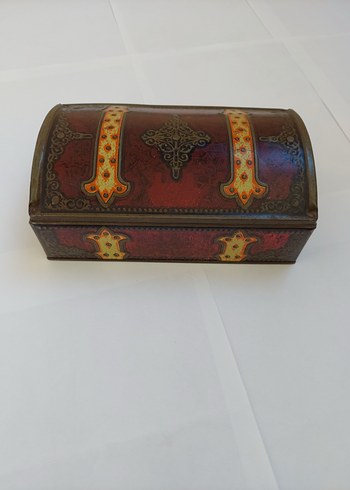 ÖZEL ANTİKA DİKİŞ KUTUSU 68 SENELİK ! TERTEMİZ ! - Görsel 7