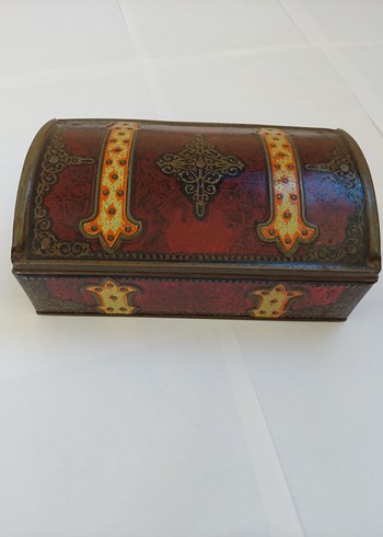 ÖZEL ANTİKA DİKİŞ KUTUSU 68 SENELİK ! TERTEMİZ ! - Görsel 6