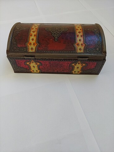 ÖZEL ANTİKA DİKİŞ KUTUSU 68 SENELİK !!! - Görsel 5