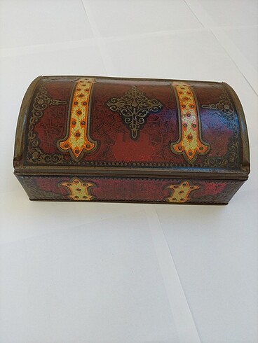 ÖZEL ANTİKA DİKİŞ KUTUSU 68 SENELİK !!! - Görsel 7