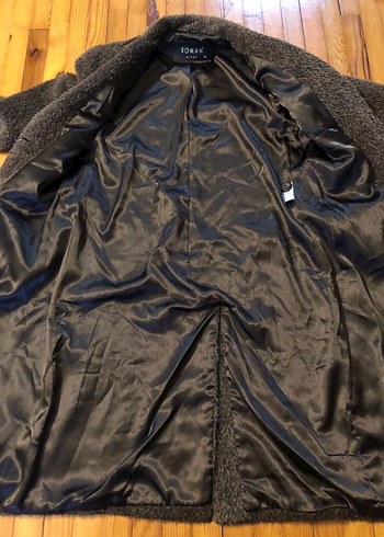 1998 yılına ait Roman vintage 38 beden yün kadın palto - Görsel 5