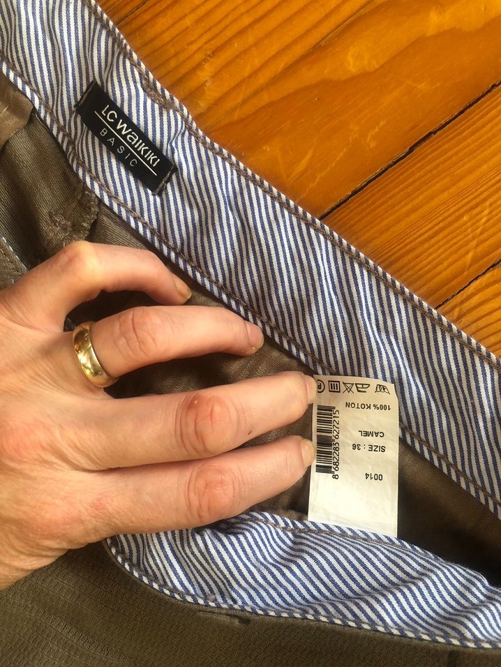 36 beden camel renkte Lc Waikiki Erkek Pantolon - Görsel 4