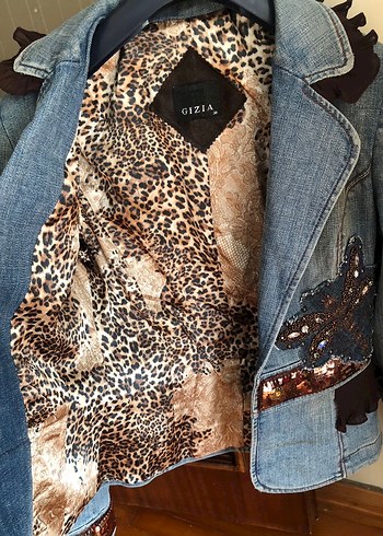 Gızıa marka 36 beden kadın vintage kot ceket - Görsel 3