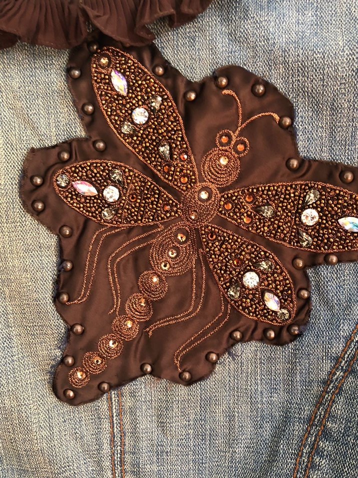 Gızıa marka 36 beden kadın vintage kot ceket - Görsel 5