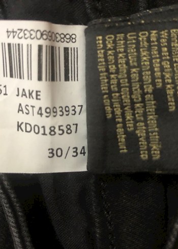 Mavi 30-34 beden erkek kot pantolon - Görsel 4