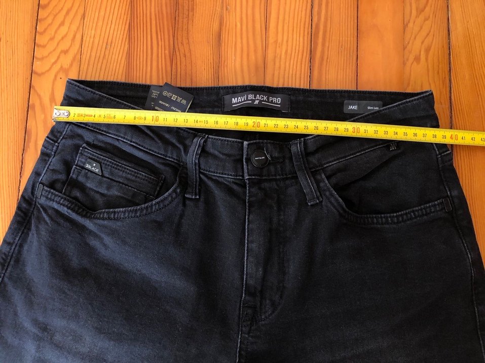 Mavi 30-34 beden erkek kot pantolon - Görsel 5