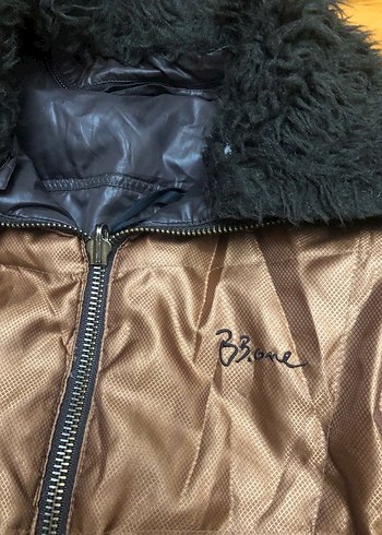 Vintage çift taraflı kuş tüyü Kadın Kışlık Kürk Detaylı  M beden - Görsel 4