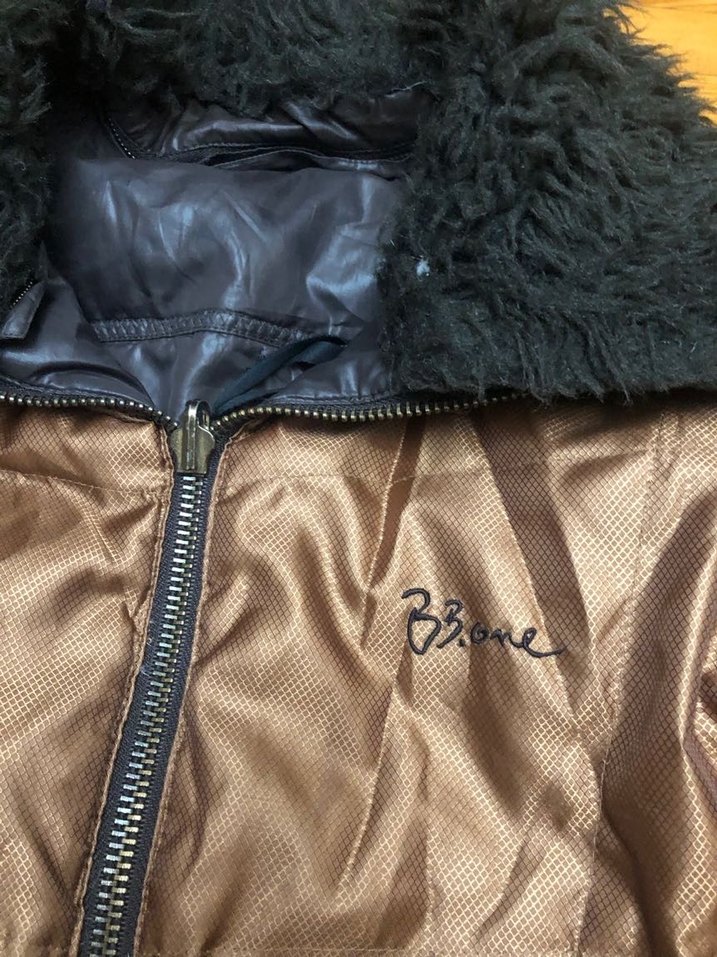 Vintage çift taraflı kuş tüyü Kadın Kışlık Kürk Detaylı  M beden - Görsel 4