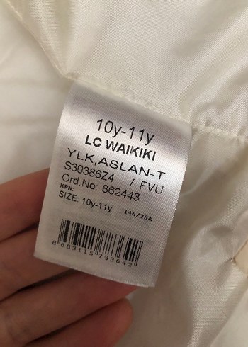 Lcw 10-11 yaş kız çocuk Kapüşonlu Bej Yelek - Görsel 5