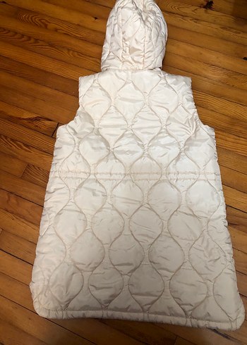 Lcw 10-11 yaş kız çocuk Kapüşonlu Bej Yelek - Görsel 2