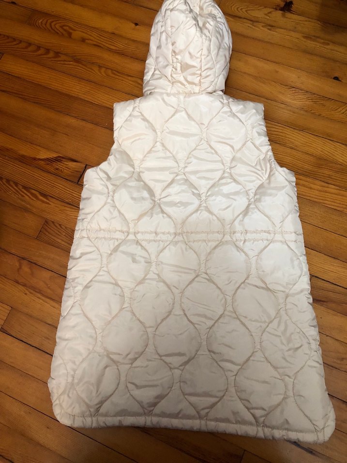 Lcw 10-11 yaş kız çocuk Kapüşonlu Bej Yelek - Görsel 2