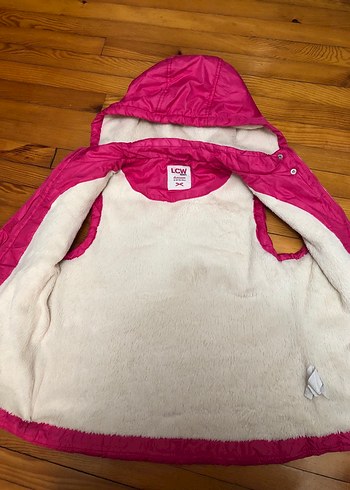 Lcw 15-16 yaş Kız Çocuk Kapüşonlu Pembe Şişme Yelek - Görsel 3