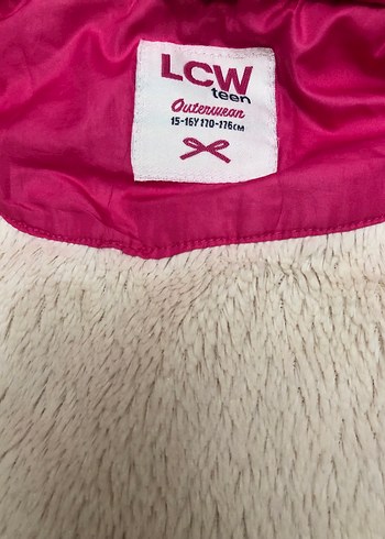 Lcw 15-16 yaş Kız Çocuk Kapüşonlu Pembe Şişme Yelek - Görsel 5