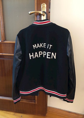 Lcw Siyah kale kolları Deri Kadın Ceket - Görsel 2