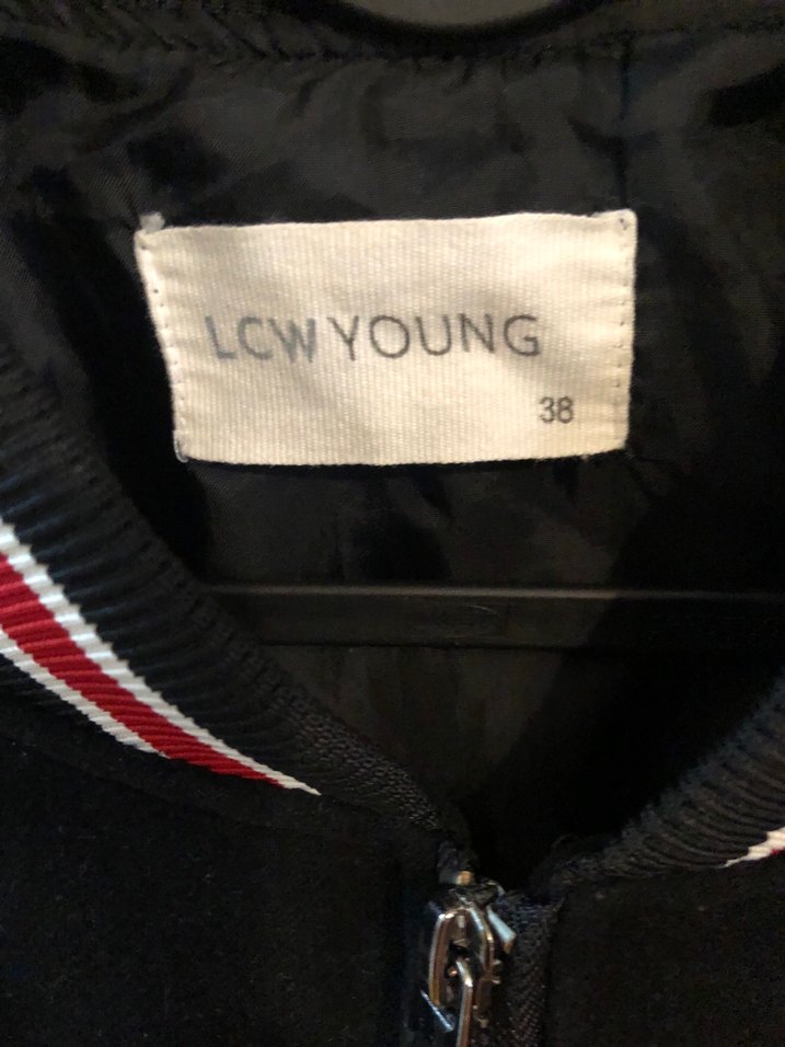 Lcw Siyah kale kolları Deri Kadın Ceket - Görsel 4