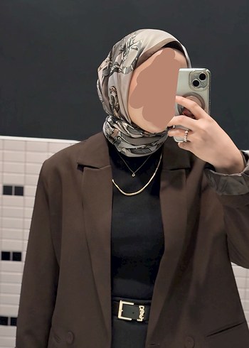 İthal İpek Şal - Görsel 2