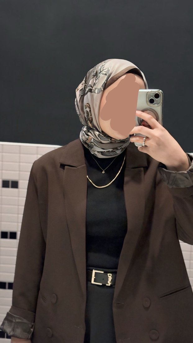 İthal İpek Şal - Görsel 2