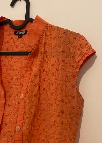 American Vintage Soft Turuncu Vintage Gömlek