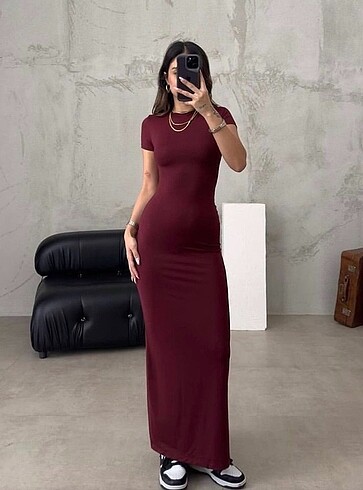 UZUN KISAKOL SANDY ELBİSE