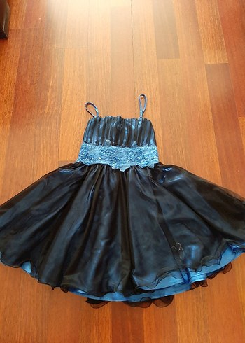 Siyah Gotik Abiye Elbise