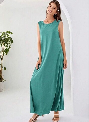 Shein uzun oversize elbise tatillik