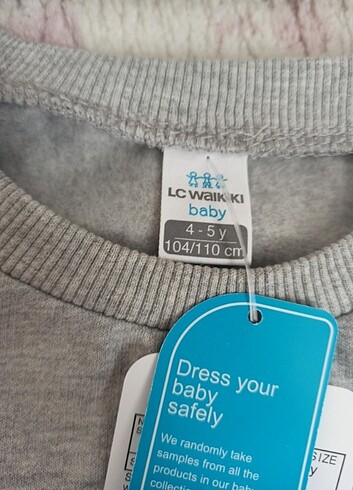 4 Yaş Beden Çocuk sweat pijama takımı