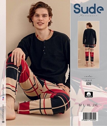 Erkek polar pijama takımı