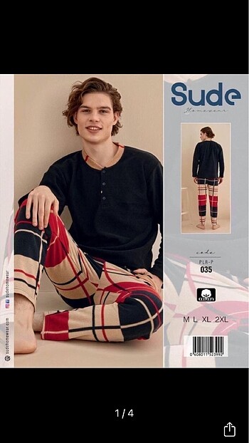 Erkek polar pijama takımı