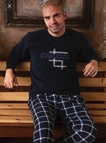 Erkek polar pijama takımı