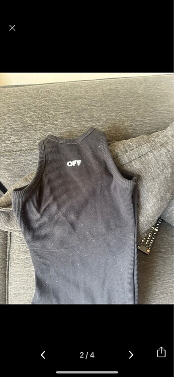 Off-White off white elbise