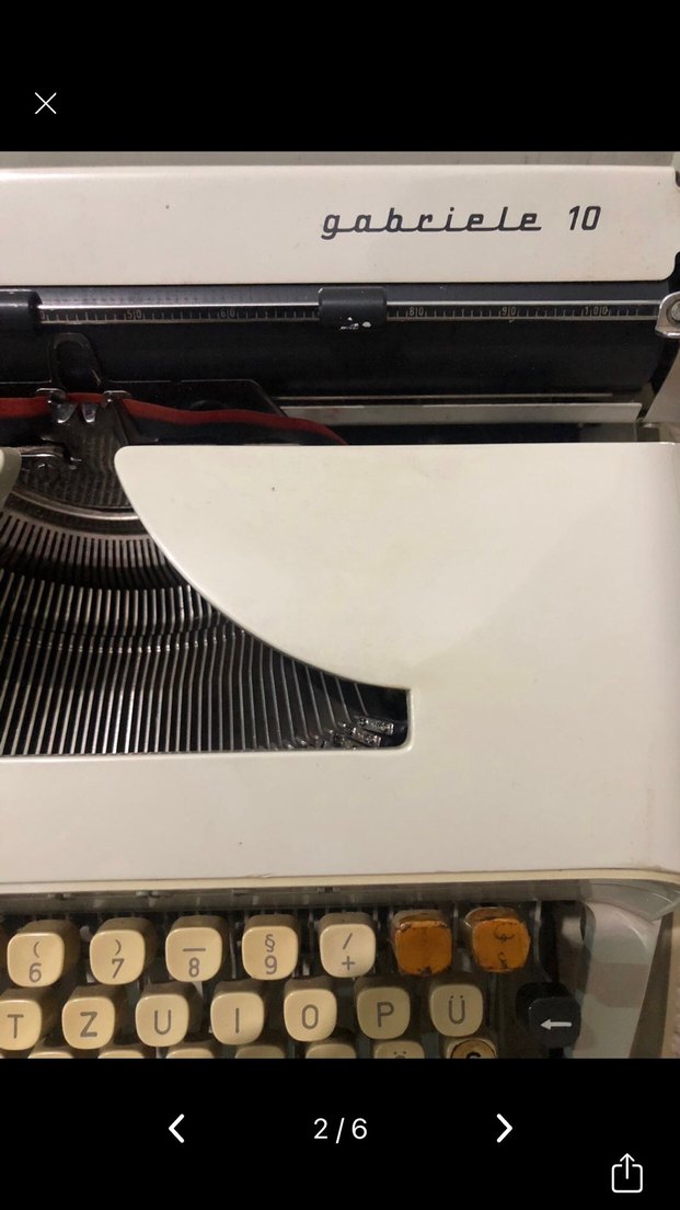 Antika TRIUMPH Gabriele 10 Daktilo - Görsel 2