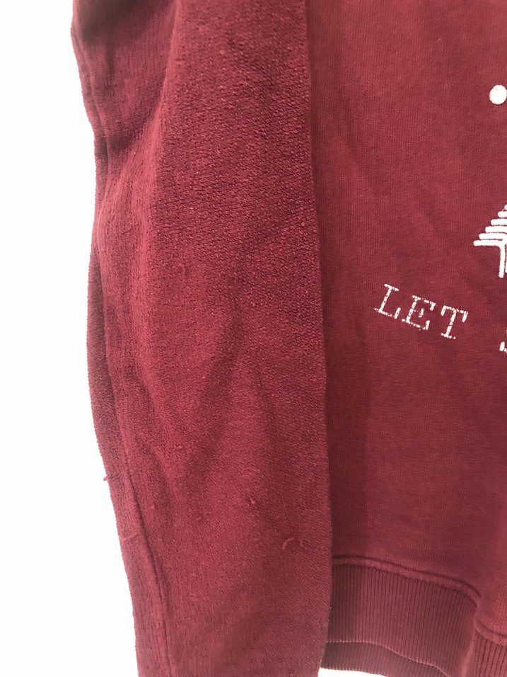 Mavi Bordo Pamuklu Uzun Kollu Sweatshirt - Görsel 5